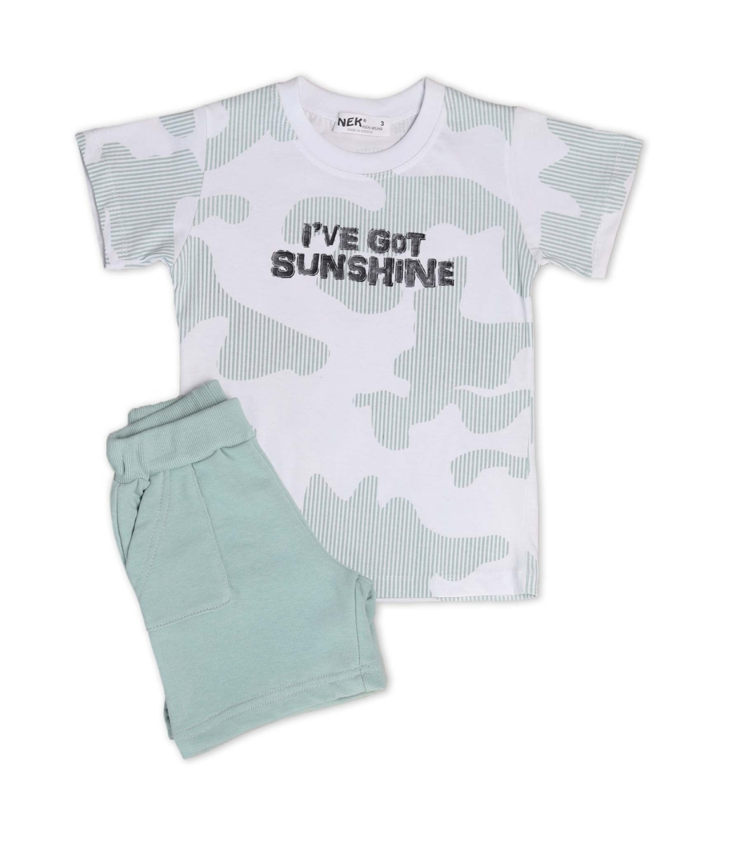 Παιδικό σετ σορτς πράσινο